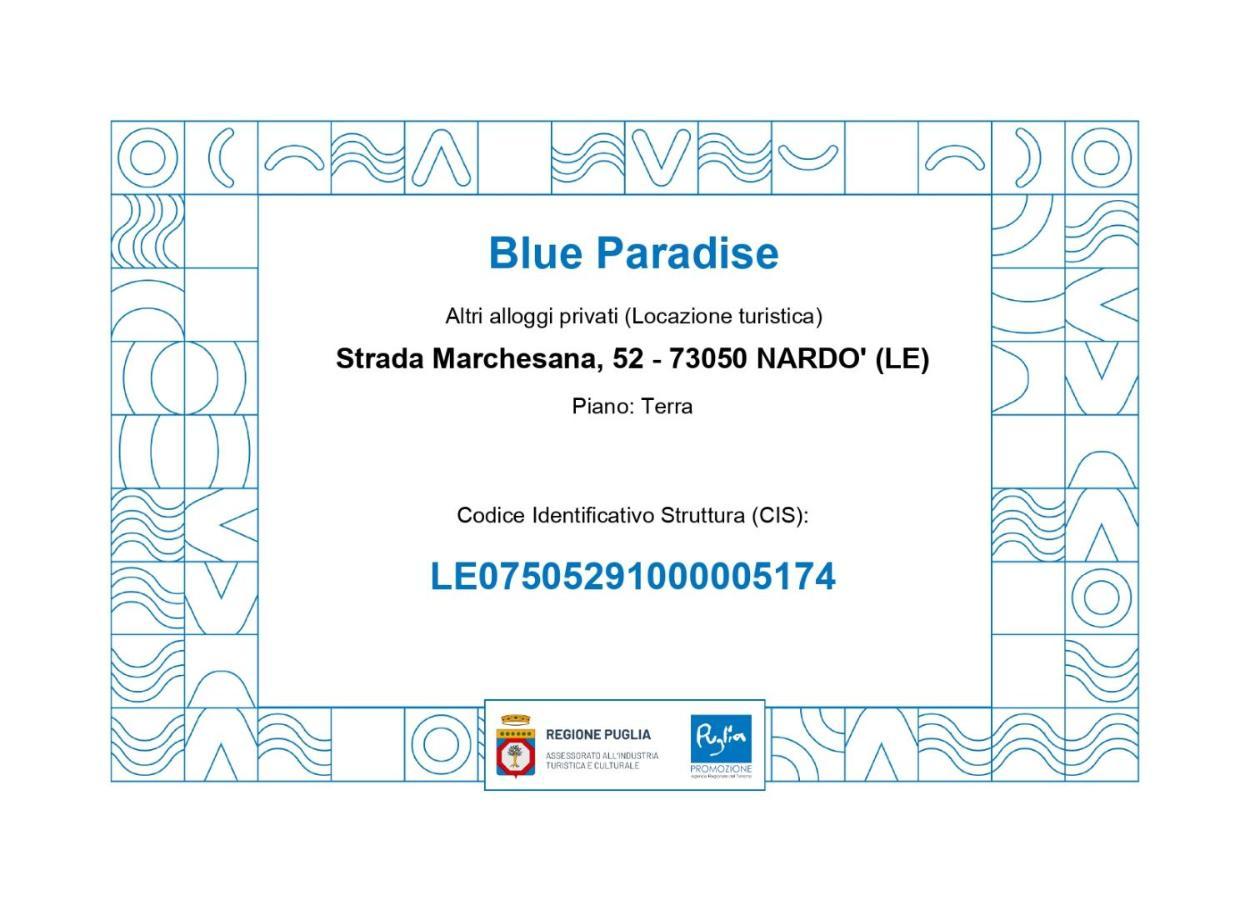 Blue Paradise Santa Maria al Bagno Extérieur photo